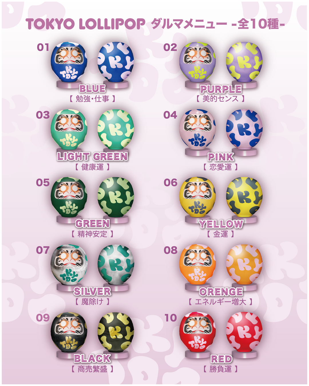 TOKYOLOLLIPOPダルマ~Success Blue~ – TOKYO LOLLIPOP